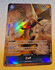 One Piece Card Game English Carte Holo Zeff Alt Art OP03-047 Mint