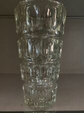 SUPERBE VASE VERRE VINTAGE DANS LE GOUT DE JOSEF HOFFMANN
