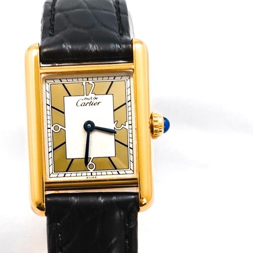 Montre femme cartier must tank - must,