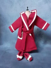 2P ROBE DE CHAMBE + CHAUSSONS ANCIENNE FRANCOISE MODES ET TRAVAUX DECEMBRE 1952