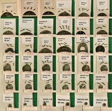 FERS Protecteurs en acier (lot 3 paires) chaussure semelle talon avec clous vis