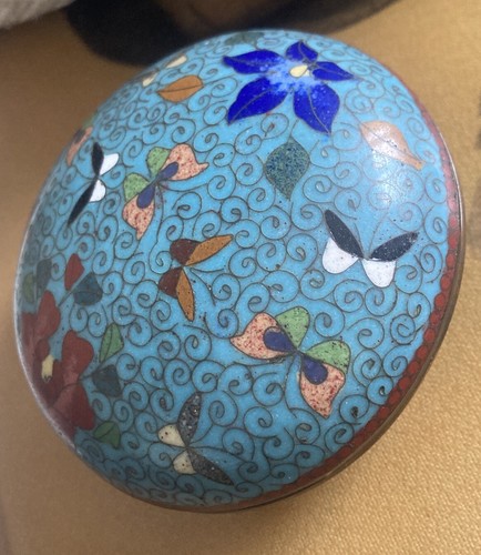 Boite emaux cloisonné - boite,