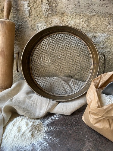 Ancien tamis zinc - ancien, en