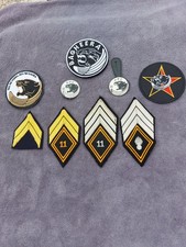 LOT 11° CHOC DGSE FORCES SPECIALES RENSEIGNEMENTS PATCH GRADES INSIGNES RARE