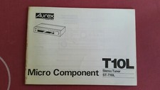 TOSHIBA AUREX micro component manual Stereo Tuner ST-T10L vintage T10L M12 D10 