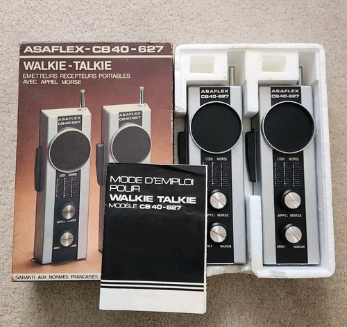 Talkie walkie vintage asaflex - talkie,