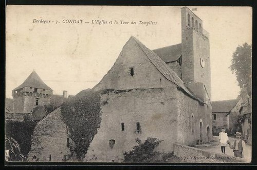 Cpa condat église - cpa, l´Église