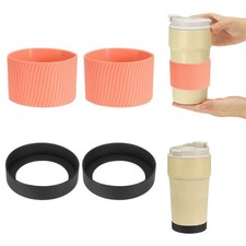 Pour Silicone Cup Sleeve, 2Pcs