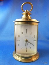 pendulette PENDULE D'OFFICIER RONDE EN LAITON / SOLO