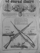 1866 1876  FUSIL CHASSEPOT AIGUILLE  14  JOURNAUX ANCIENS