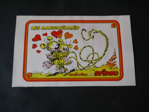 Journal spirou autocollant - journal,