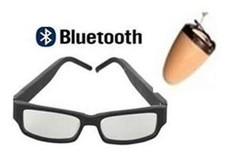kit espion sans fil Lunette Bluetooth inductive + écouteur espion