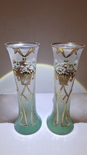 Paire vases anciens art - de,