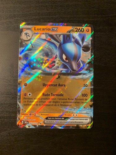 Carte pokémon lucario - carte, ex