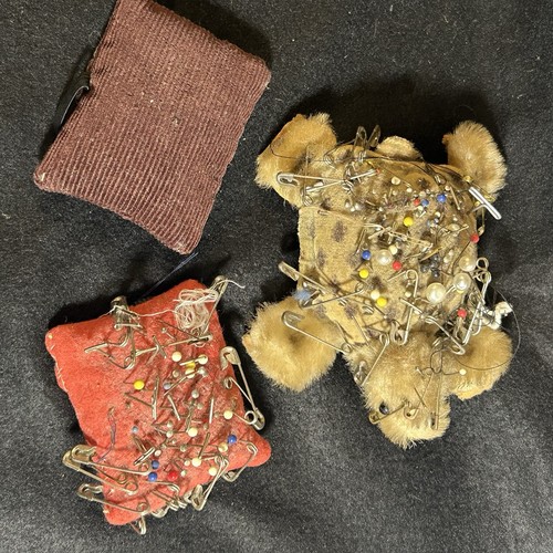 Vintage pin cushion turtle - cushion, lot