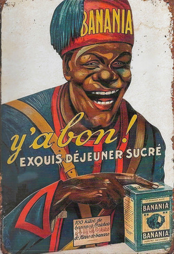 Banania affiche métal - affiche,