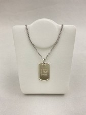 GUCCI Mini Dog Tag Collier