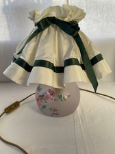 Lampe en pâte de verre rose - Signée Annick NAUDY