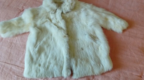 Manteau fourrure de lapin - manteau,