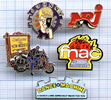 Lot 5 Pin's Musique / Johnny