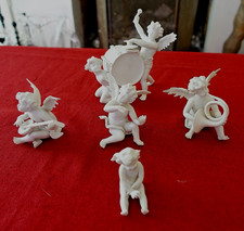 groupe biscuit porcelaine angelots musiciens