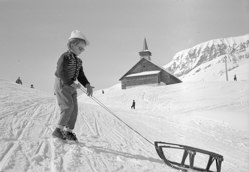 Station ski portrait - station, de