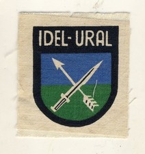 WW2   insigne de volontaire Idel Ural  imprimé