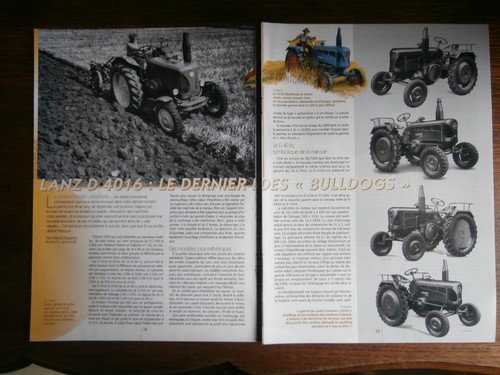Documents les tracteurs lanz - documents, d