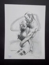 Tanino Liberatore ( Art Print ) " Le Couple (1) "  Belle Signature , N° / 200 ex