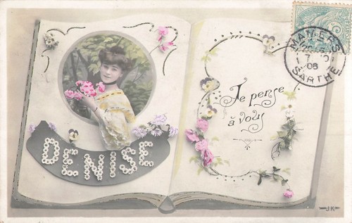 Livre ouvert denise je - cp,