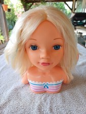 Tête à coiffer cheveux blonds, jouet