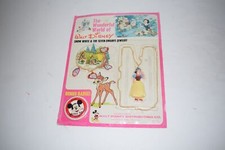 World Of DISNEY Neige Blanc Et 7 Nains Vintage Bijoux Neuf sur Carte (RUZ42)