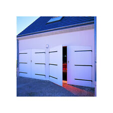 Porte de garage battante PVC