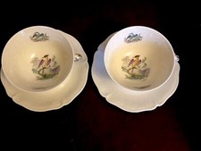2 Déjeuners En Porcelaine De