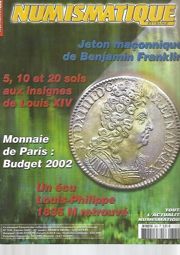 Numismatique 324 jeton - numismatique, n°324