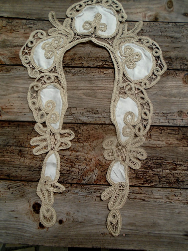 Grand col ancien dentelle - grand,