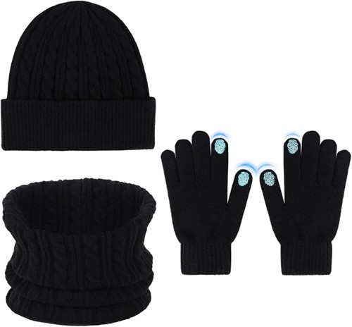 Bonnet écharpe gants set en - Écharpe, 3