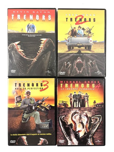 Tremors lot dvd films 1 - , 4