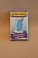 Jeu de 7 familles animaux marins - complet
