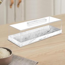 Vitrine de présentation de pâtisserie de boulangerie, garde-cupcakes