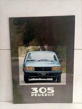 Catalogue Peugeot 305 1980