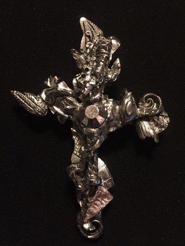 Spectaculaire broche croix - broche,