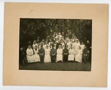 PHOTO, Hôpital 37 Castelviel militaire infirmière aumônier sœur signature au dos