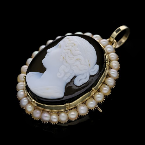 Ancien pendentif broche