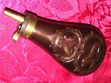 ANCIENNE POIRE A POUDRE EN