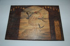 Panneau bois sculpté art