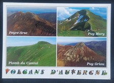 Carte Postale Volcans 🌋 d'Auvergne Les Monts Du Cantal 