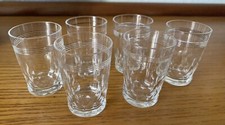Suite de six verres à liqueur
