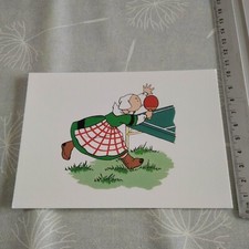 Carte postale Becassine - Gautier Languereau - CPE 060 - joue au ping-pong