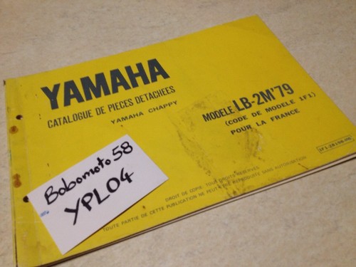Yamaha parts list - lb-2m, chappy